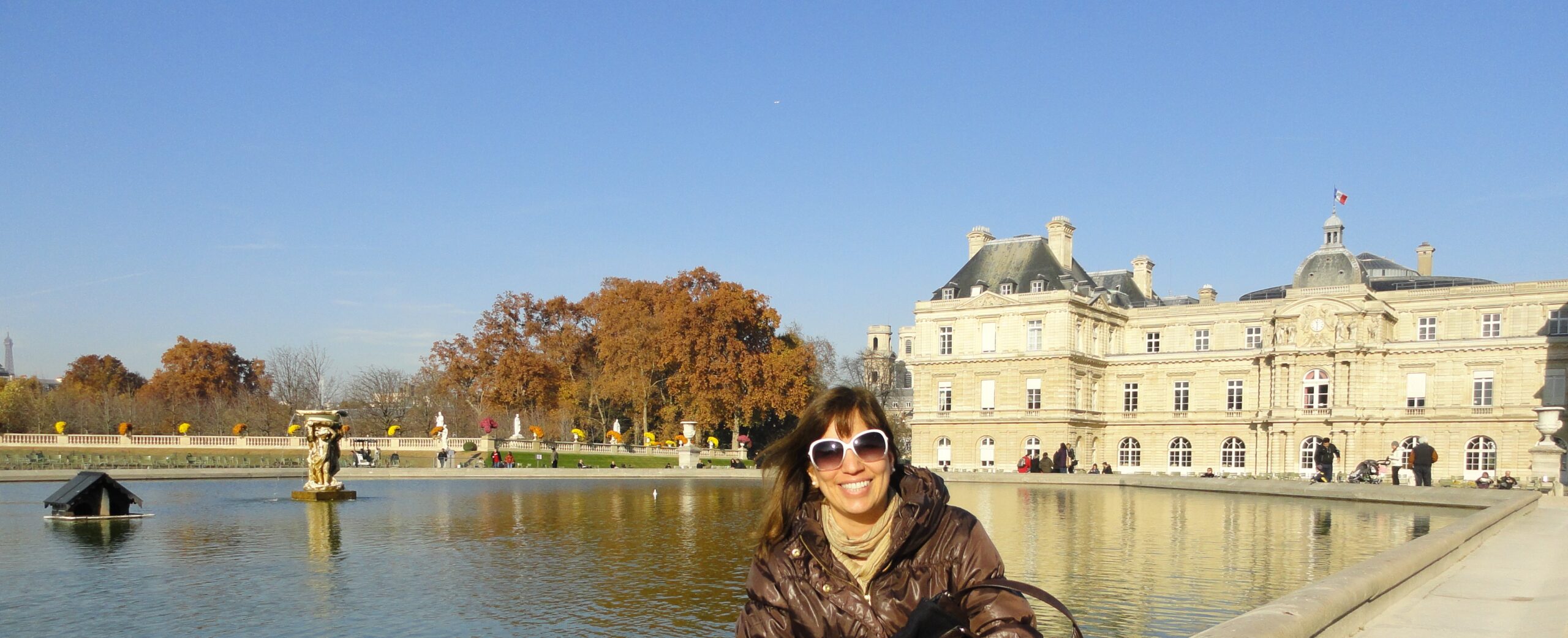 Lago no Jardim de Luxembourg